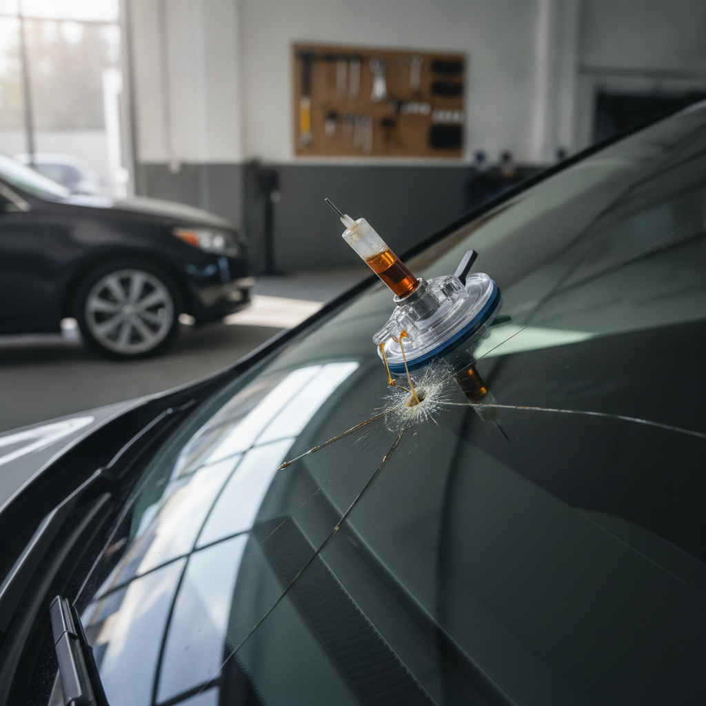 Windshield Chip Repair-no people or no text